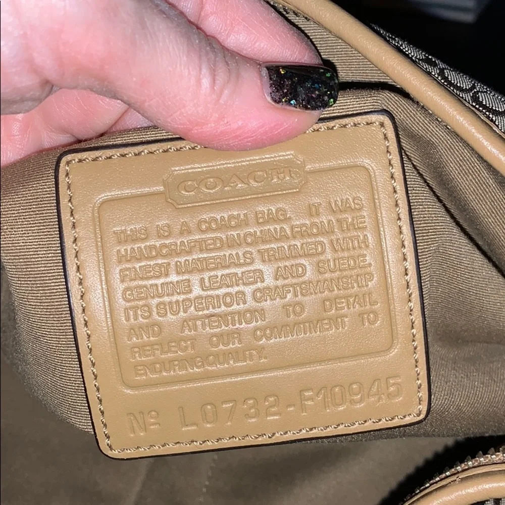 Y2K signature Coach bag purse 2 way - Picture 5 of 15